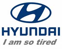 Hyundai Logo - I am so tired